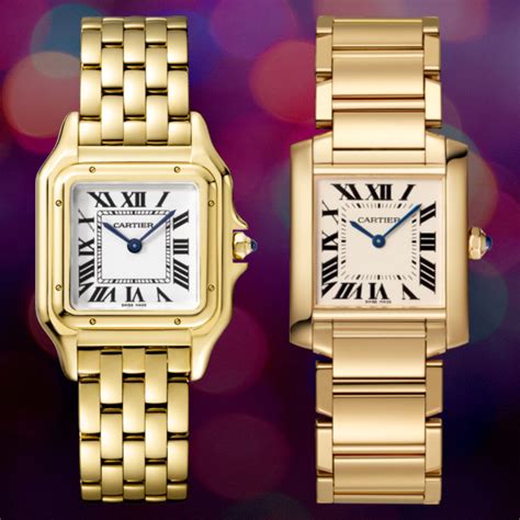 cartier panthere vs tank|cartier panthere round watch.